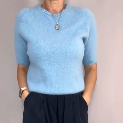 Comfort Chic: Knit Top & Loose Wide-Leg Pants Set