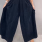 Comfort Chic: Knit Top & Loose Wide-Leg Pants Set