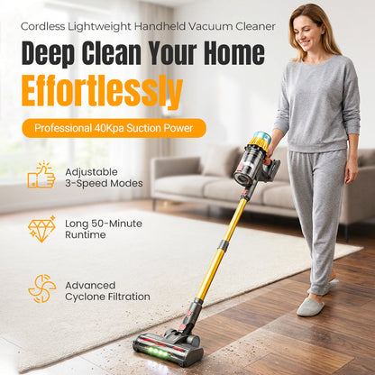 Cordless Lightweight Handheld Vacuum Cleaner