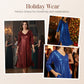 Women's Sparkle Sequin V-Neck Dress