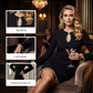 Women’s Short Faux Pearl-Trim Keyhole Sheath Dress
