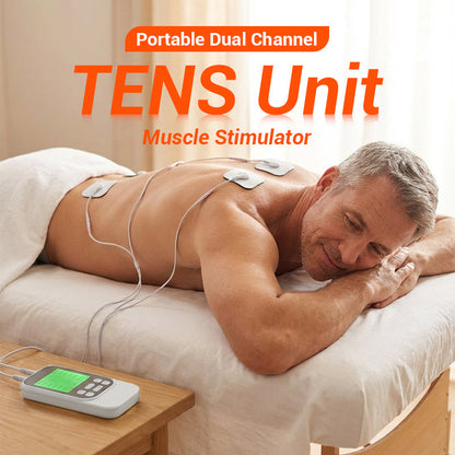 🔥2026 New Arrivals: 50% Off for a Limited Time!🔥Portable Dual Channel TENS Unit Muscle Stimulator
