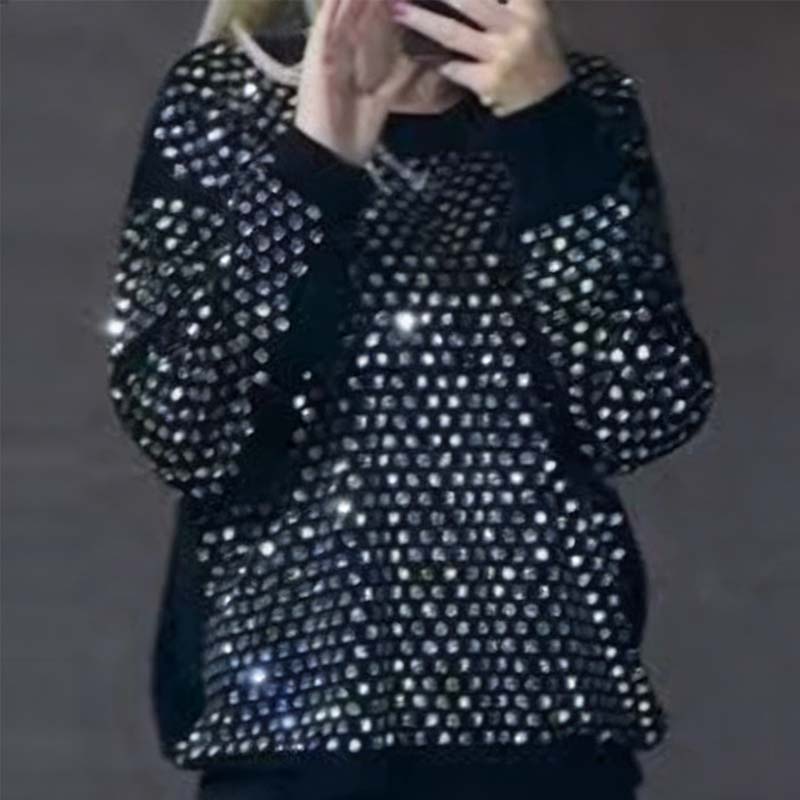 Women's Studded Crewneck Sweatshirt