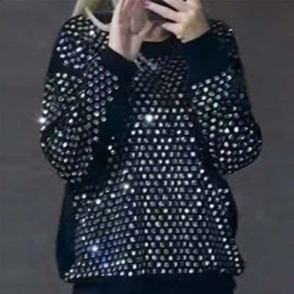 Women's Studded Crewneck Sweatshirt