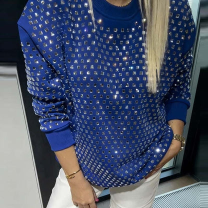 Women's Studded Crewneck Sweatshirt
