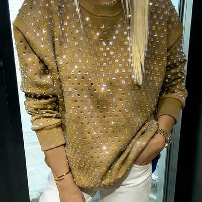 Women's Studded Crewneck Sweatshirt