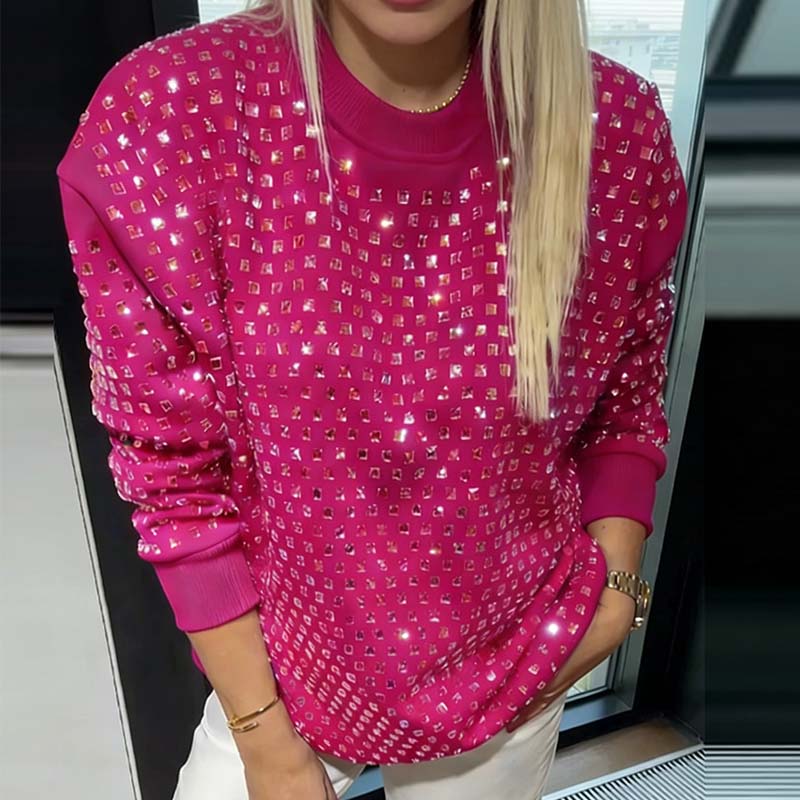 Women's Studded Crewneck Sweatshirt