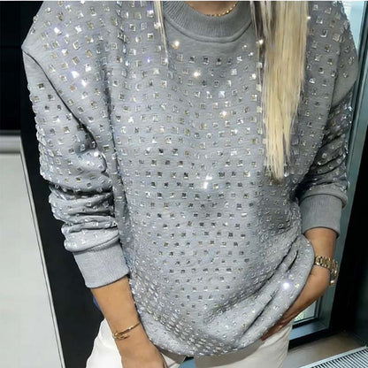 Women's Studded Crewneck Sweatshirt