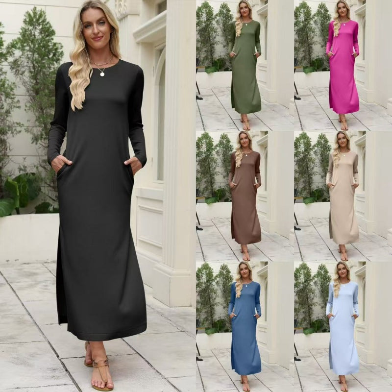 Women's Long Sleeve T-Shirt Dress
