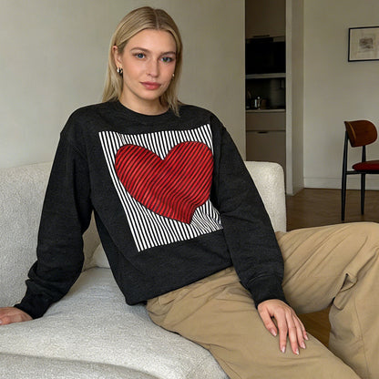 Unisex Casual Crewneck Sweatshirt