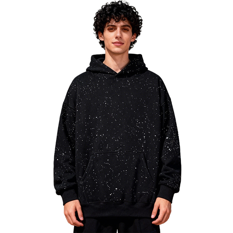 Unisex Comfortable Starry Sky Pullover Hoodie