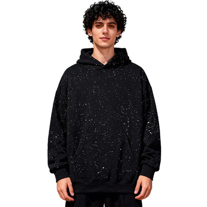 Unisex Comfortable Starry Sky Pullover Hoodie