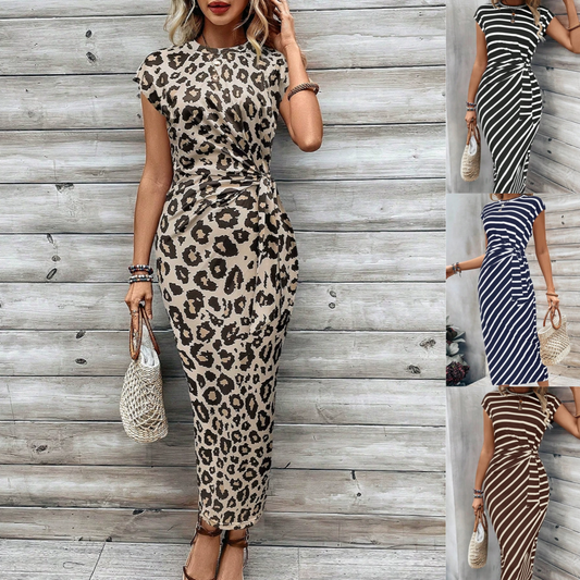 Women's Elegant Tie Waist Dress