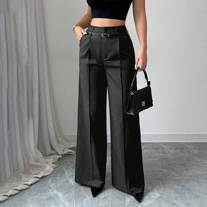 Women‘s Wide-Leg Trousers with Belt🎗️👖