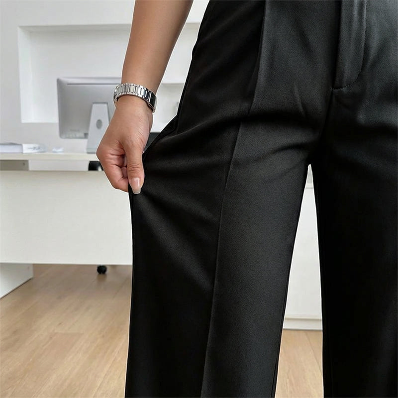 Women‘s Wide-Leg Trousers with Belt🎗️👖