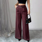Women‘s Wide-Leg Trousers with Belt🎗️👖