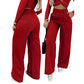 🌸LAST DAY OF SPECIAL OFFER - 60% OFF💕Women's High-Waist Wide-Leg Solid Color Trousers