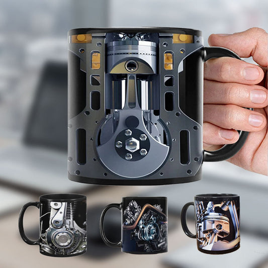 Mechanic Engine Ceramic Coffee Mug