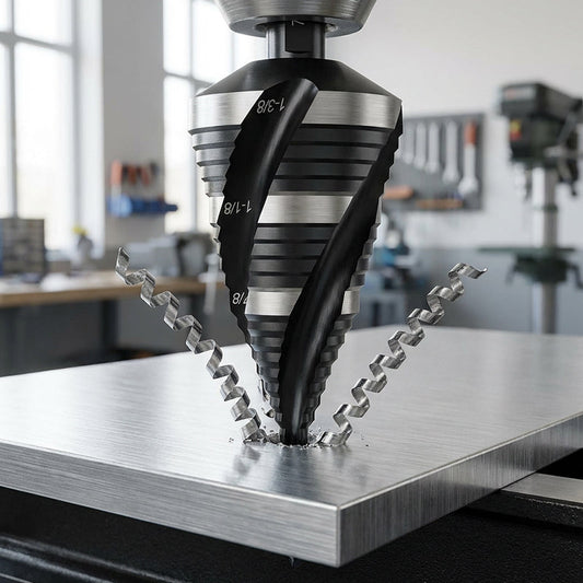 HSS Spiral Step Drill Bit 5-Piece Set