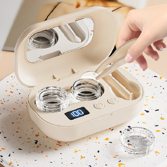 Ultrasonic Contact Lens Cleaner with Timer