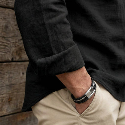 🔥Limited-time offer-Men's Casual Solid Color Shirt