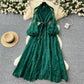 💐 2026 Fresh Wardrobe | Vintage Embroidered Lantern Dress | Perfect for Daily Elegance ✨【-60%】