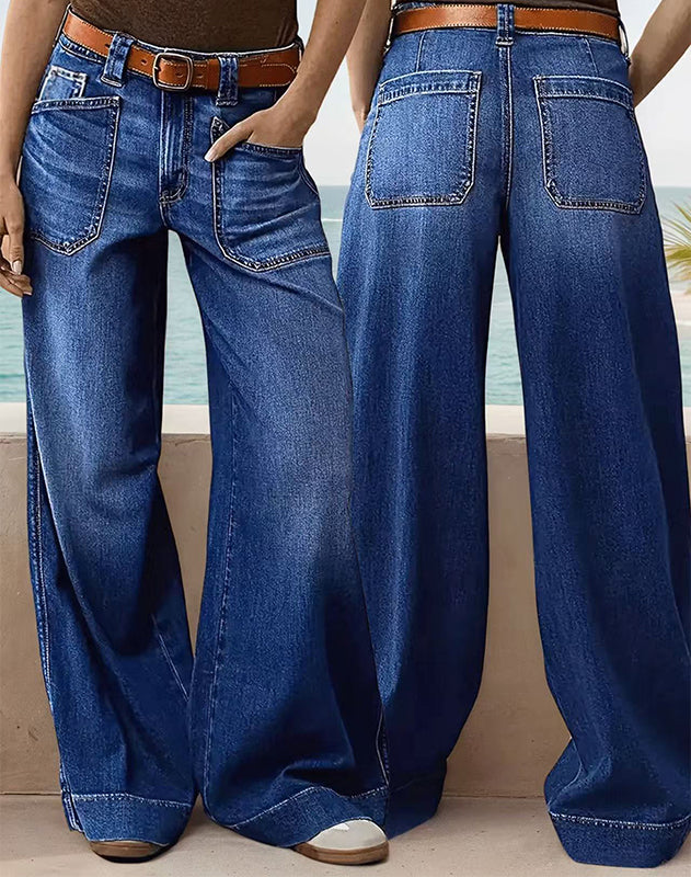 👖New Arrival Hot Sale - 50% OFF🔥🥳50K+ SOLD!💥Women's High-Waist Wide-Leg Jeans