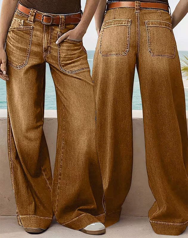 👖New Arrival Hot Sale - 50% OFF🔥🥳50K+ SOLD!💥Women's High-Waist Wide-Leg Jeans