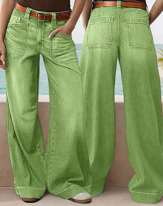 👖New Arrival Hot Sale - 50% OFF🔥🥳50K+ SOLD!💥Women's High-Waist Wide-Leg Jeans