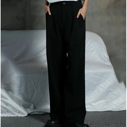 🔥 New for 2026✨Men’s Loose-Fit Formal Trousers – Vintage-Style Pleated Design