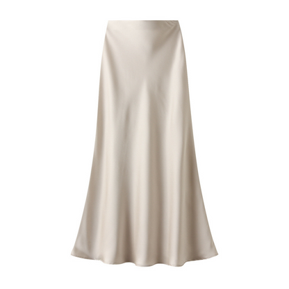 🔥Hot Sale Deals-Women's Lustrous High-Waist Satin Skirt