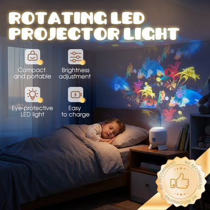 50K+ SOLD!⚡50% OFF!💥Dynamic Rotating LED Light Projector – Calm & relaxation for your home.🌙✨