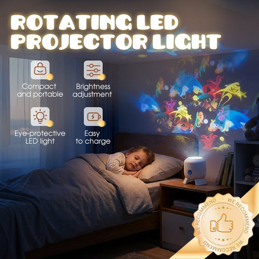 50K+ SOLD!⚡50% OFF!💥Dynamic Rotating LED Light Projector – Calm & relaxation for your home.🌙✨