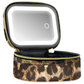 Travel Makeup Case with LED Lighted Mirror