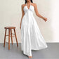 💃New Arrival Special ✨30K+ SOLD🌸Halter Neck Backless Tiered Maxi Dress