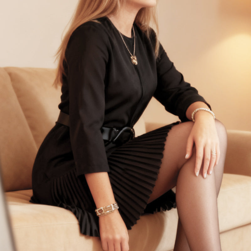 Women's Elegant Pleated Dress
