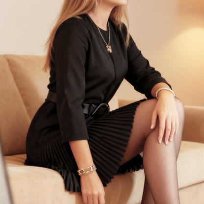Women's Elegant Pleated Dress
