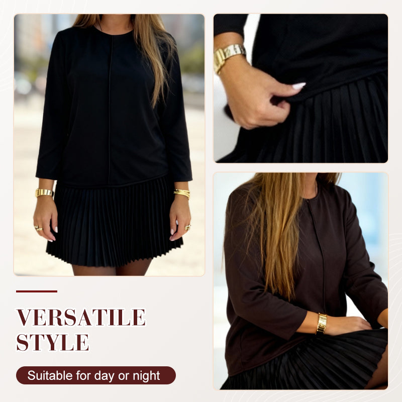 Women's Elegant Pleated Dress
