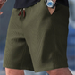 📢📢50% OFF!!⏰Men's Casual Waffle Knit Drawstring Shorts