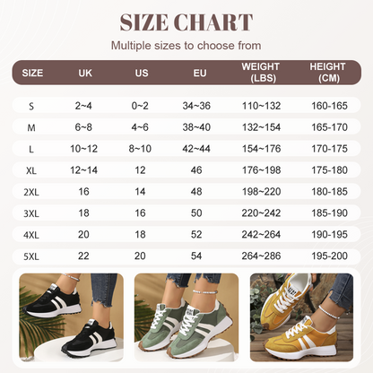 👟50% OFF NOW! 🏃‍♀️ Women's Casual Non-Slip Chunky Sneakers – Cushioned Insole, Breathable Mesh & Trendy Look ✨