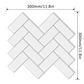 3D Peel and Stick Backsplash Tile