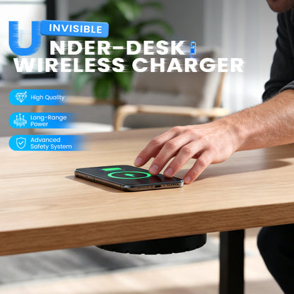 Invisible Under-Desk Wireless Charger