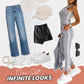 Women's Casual 3-Piece Set - Jacket, Tank Top & Pants