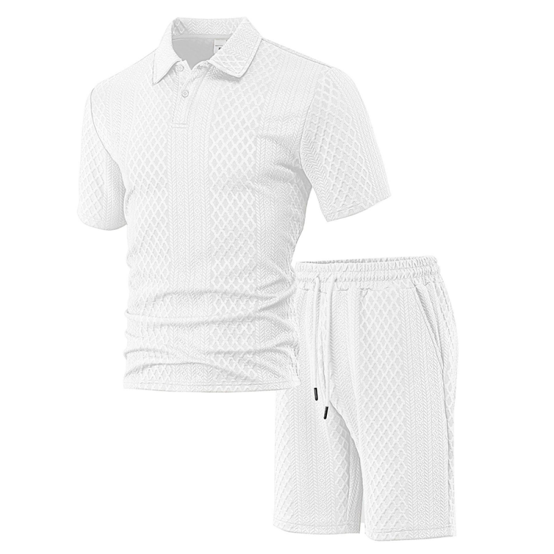 👕Men's Diamond Print Suit✨Easy to match, casual and loose fit, versatile collar, one piece is all you need for home or outings🛋️