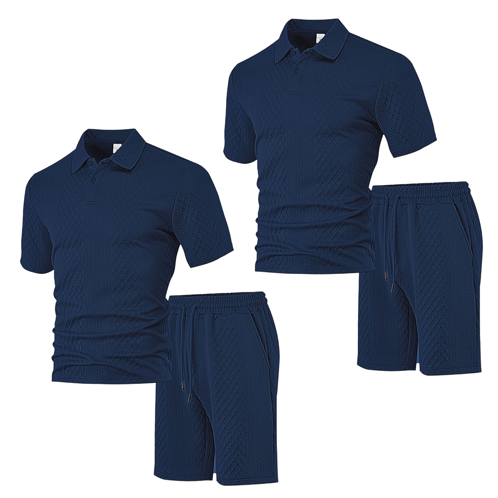 👕Men's Diamond Print Suit✨Easy to match, casual and loose fit, versatile collar, one piece is all you need for home or outings🛋️