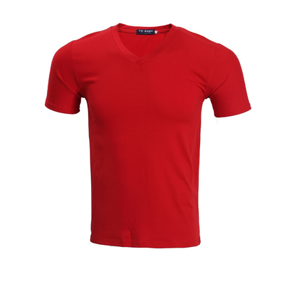 Unisex Classic V-Neck Cotton Short Sleeve T-Shirt