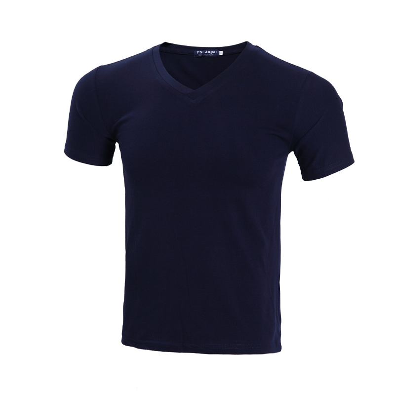 Unisex Classic V-Neck Cotton Short Sleeve T-Shirt
