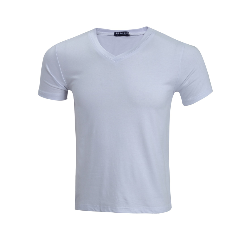 Unisex Classic V-Neck Cotton Short Sleeve T-Shirt