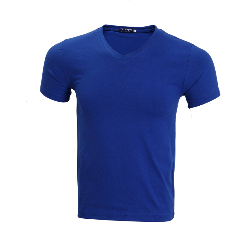 Unisex Classic V-Neck Cotton Short Sleeve T-Shirt