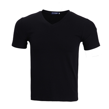Unisex Classic V-Neck Cotton Short Sleeve T-Shirt